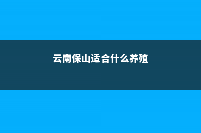 保山适合养什么花，市花和市树是什么 (云南保山适合什么养殖)