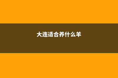 大连适合养什么花，市花和市树是什么 (大连适合养什么羊)