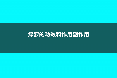 绿萝的功效和作用，家里养绿萝有毒吗 (绿萝的功效和作用副作用)