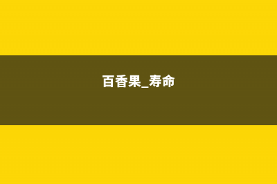 百香果寿命有几年，南方百香果如何过冬 (百香果 寿命)