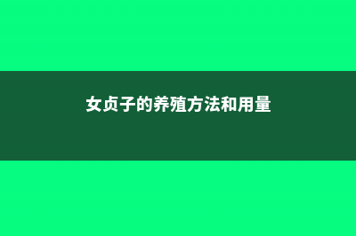 女贞子的养殖方法和注意事项 (女贞子的养殖方法和用量)