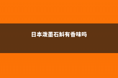 日本泼墨石斛怎么养，耐晒吗 (日本泼墨石斛有香味吗)