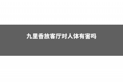 九里香能放客厅吗 (九里香放客厅对人体有害吗)