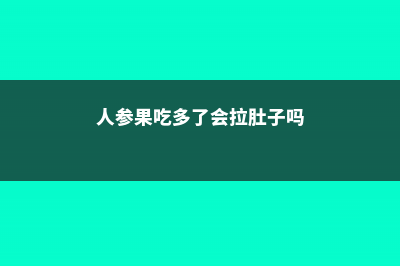 人参果吃多了会上火吗，一天最多吃几个 (人参果吃多了会拉肚子吗)