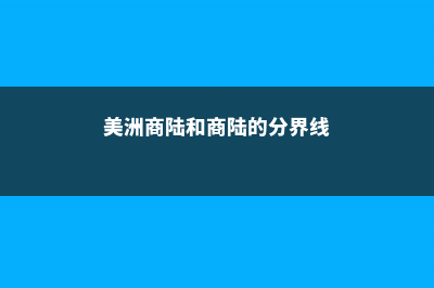 美洲商陆和商陆的区别 (美洲商陆和商陆的分界线)