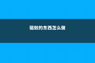 驱蚊又美味，厨房种一盆它，赚大发了！ (驱蚊的东西怎么做)