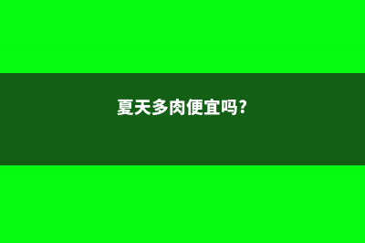 夏天的多肉不省心，穿裙子摊大饼···全是求救信号！ (夏天多肉便宜吗?)