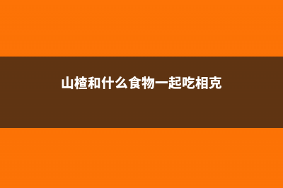 山楂和什么食物相克，吃山楂的注意事项 (山楂和什么食物一起吃相克)