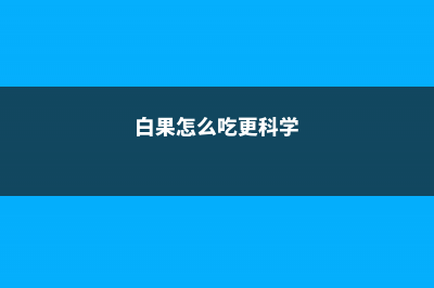 白果怎么吃不会中毒，一天吃多少最好 (白果怎么吃更科学)