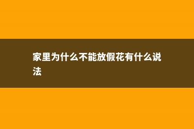 家里为什么不能养茶花 (家里为什么不能放假花有什么说法)