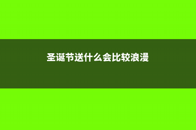 圣诞节适合送蓝色妖姬还是红玫瑰 (圣诞节送什么会比较浪漫)